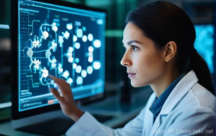 생물학자 실험 데이터 해석 능력 - **Prompt:** A mid-career biologist, either male or female, with a focused and intelligent expression...