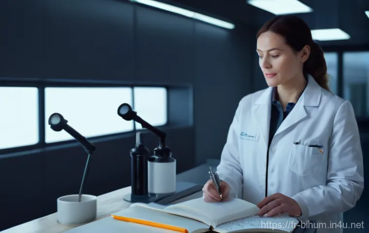 생물학자 실험 데이터 해석 능력 - **Prompt:** A diverse group of three to four scientists (representing various ethnicities and gender...