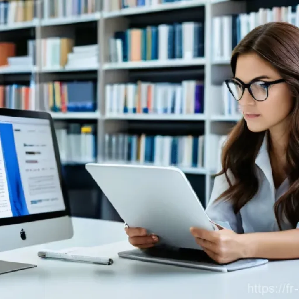 생물학자 학술지 논문 투고 절차 - **Choosing the Right Journal: The Strategic Dilemma**
    A thoughtful female researcher, in her lat...