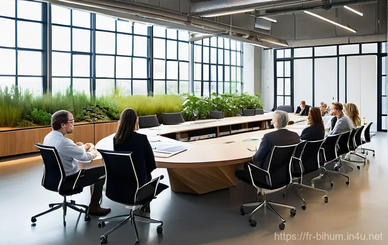 생물학자 기업 연구팀의 문화 - A thoughtful female biologist, wearing a professional lab coat over her clothing and safety goggles,...